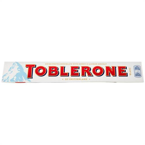Toblerone Swiss White Chocolate With Honey And Almond Nougat Imported